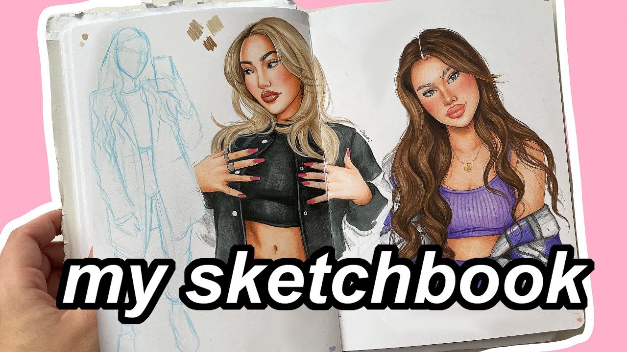 my 2021 sketchbook tour 😳