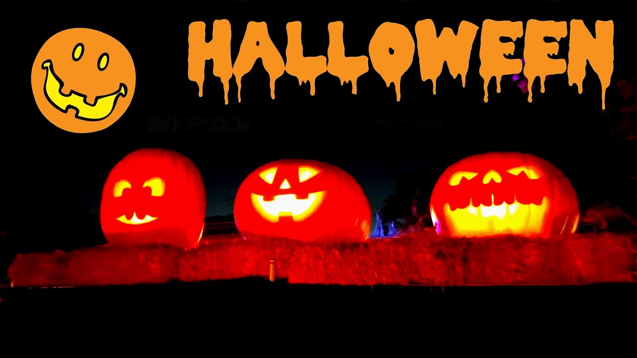 Biarritz Halloween 2019 : Pumpkins Singing Jack'O Lantern - Jamboree (Projection Effect)