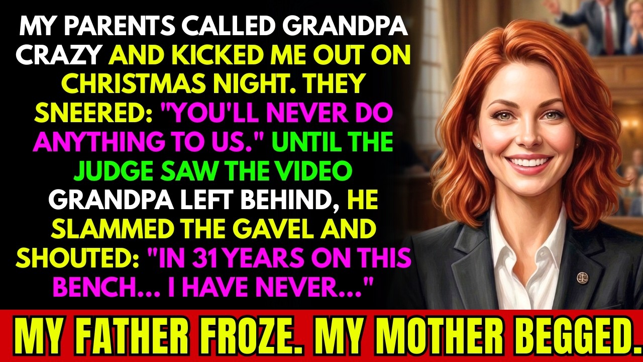 My Parents Called Grandpa Crazy And Kicked Me Out — Until The Judge Shouted...