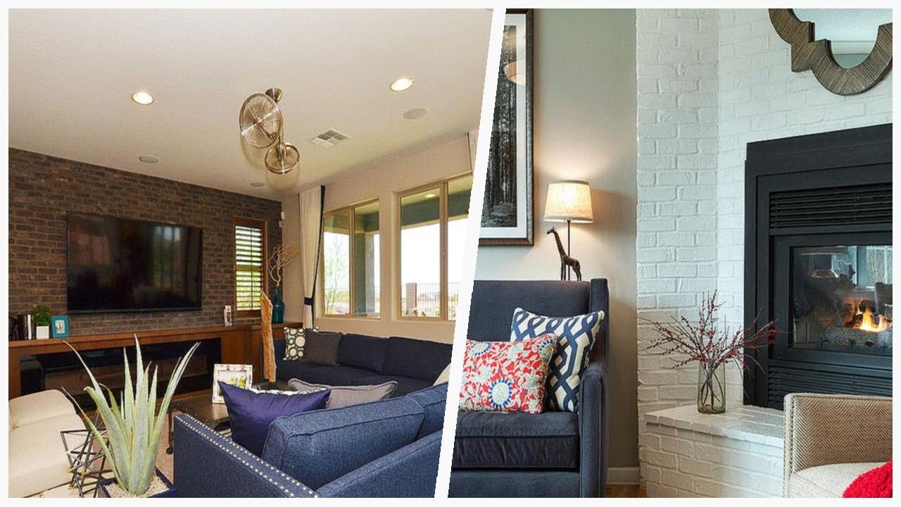 75 Transitional Living Space With A Hanging Fireplace Design Ideas You'll Love 🏡