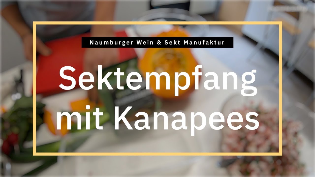 Sektempfang mit Riesling und Kanapees | achtzehn24.de