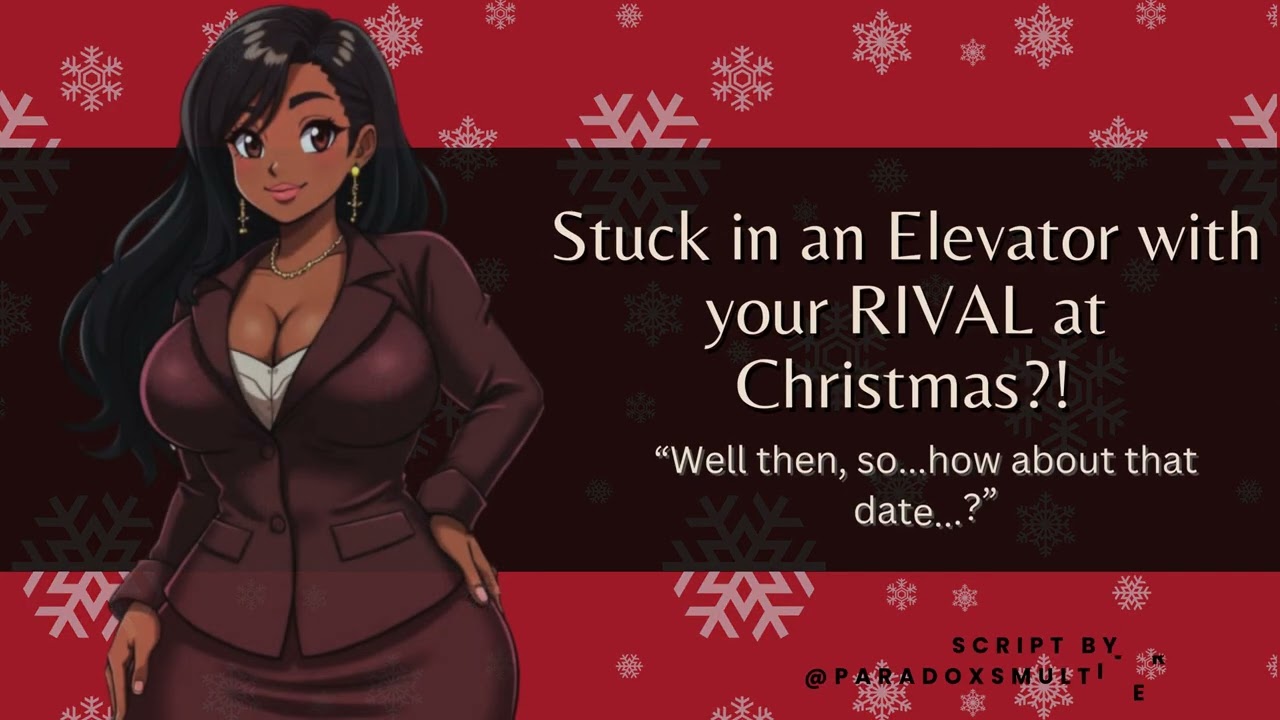 ASMR Roleplay : Stuck in an Elevator with your RIVAL at Christmas?! [Trapped] [Enemies to Lovers]