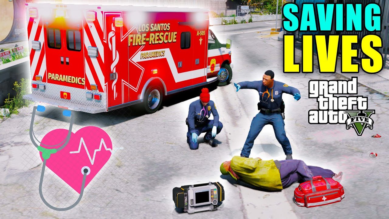 GTA 5 Paramedic Mod New Heart Monitor Update