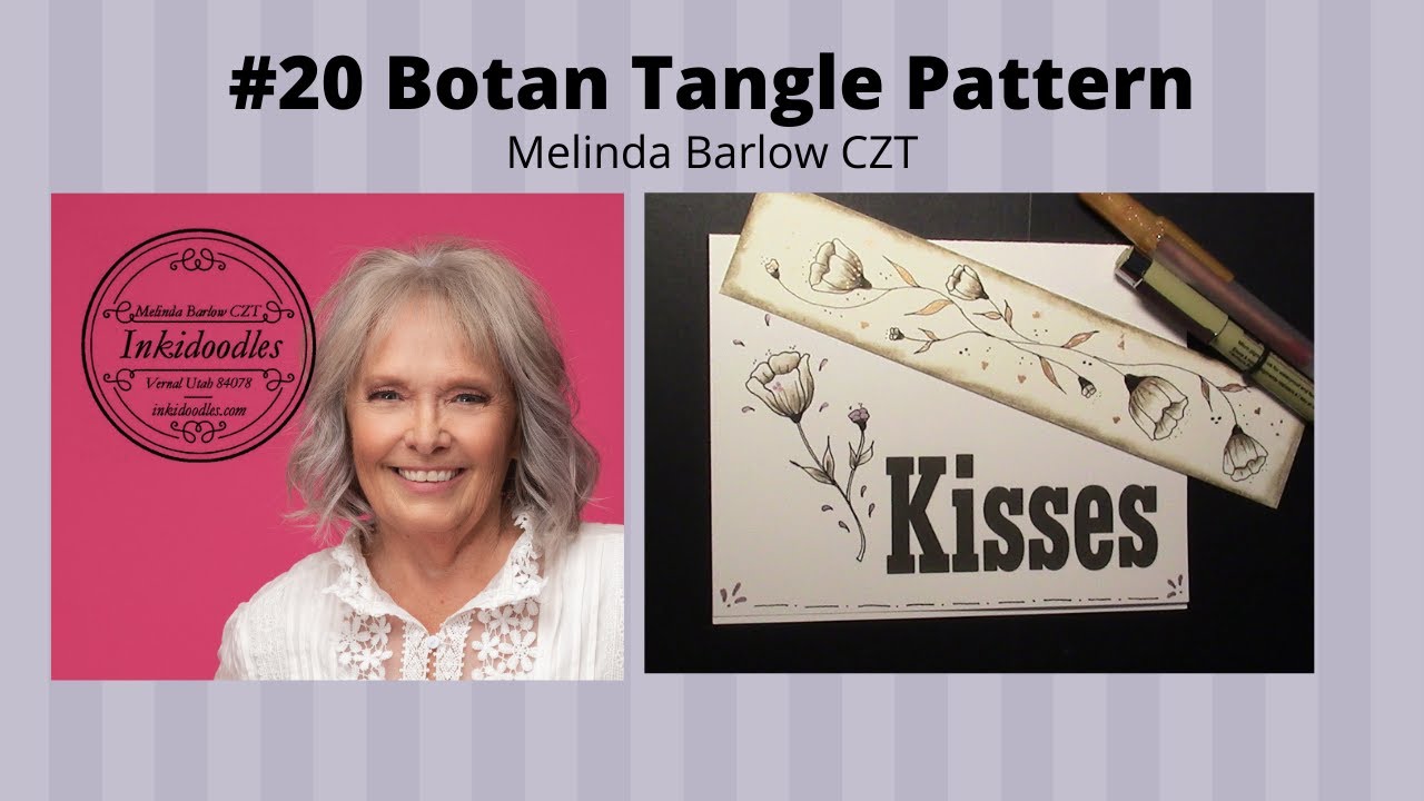 20 Botan Tangle Pattern