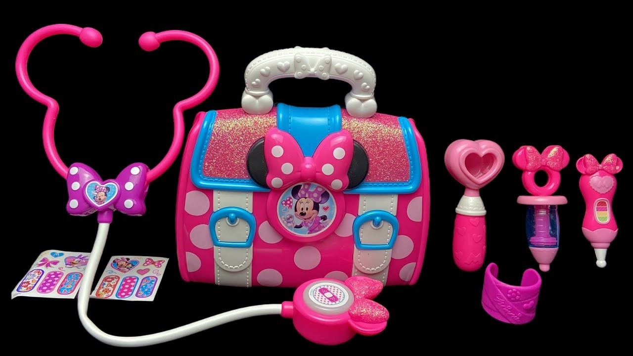Disney Minnie Mouse Doctor Bag Set Satisfying with Unboxing Compilation Toys ASMR