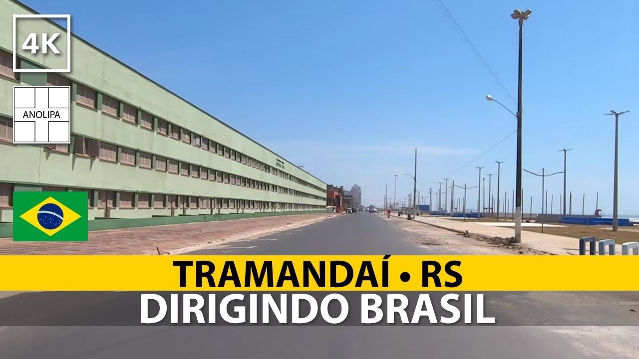 Dirigindo em TRAMANDAÍ • RS  🚙 🇧🇷【4K】Dirigindo Brasil [POV Driving]