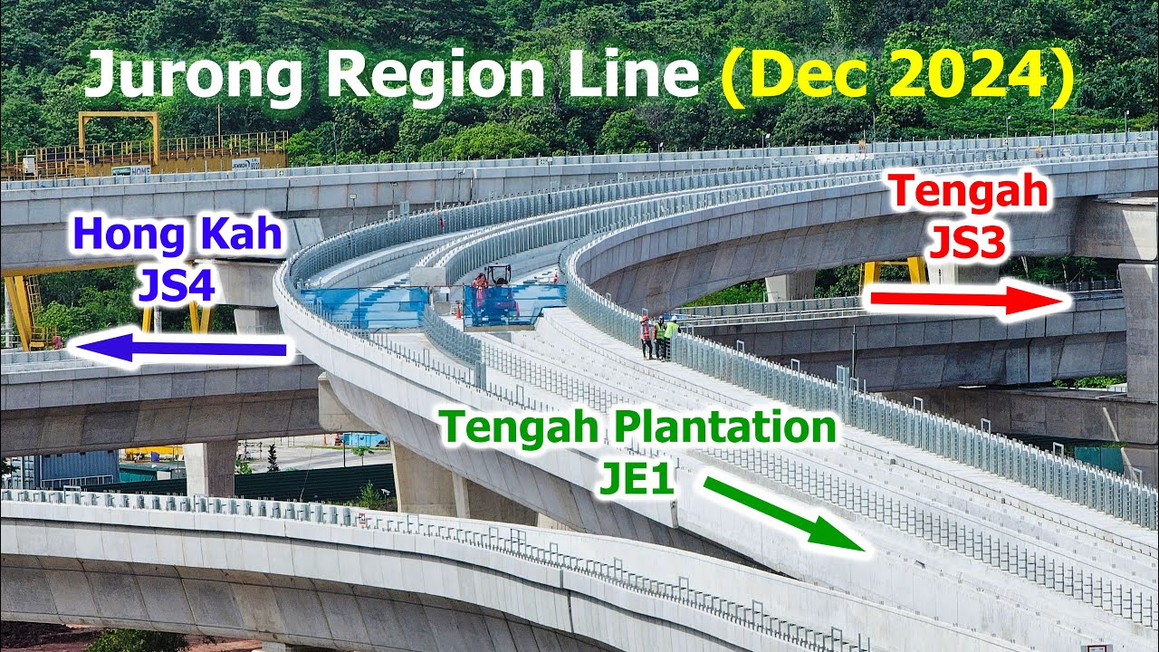 Jurong Region Line (JRL) MRT Singapore