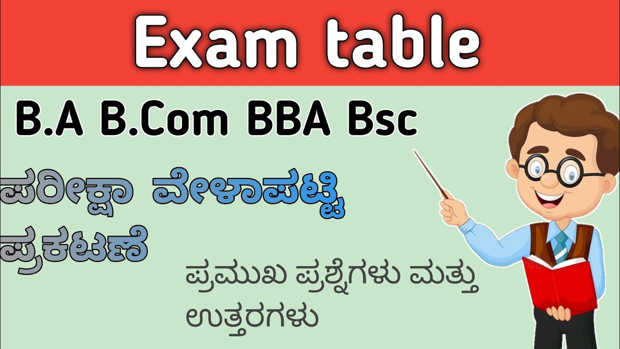 B.A,B.com ,BBA,Bsc exam date  / important questions and answers #ba #bcom #exam 