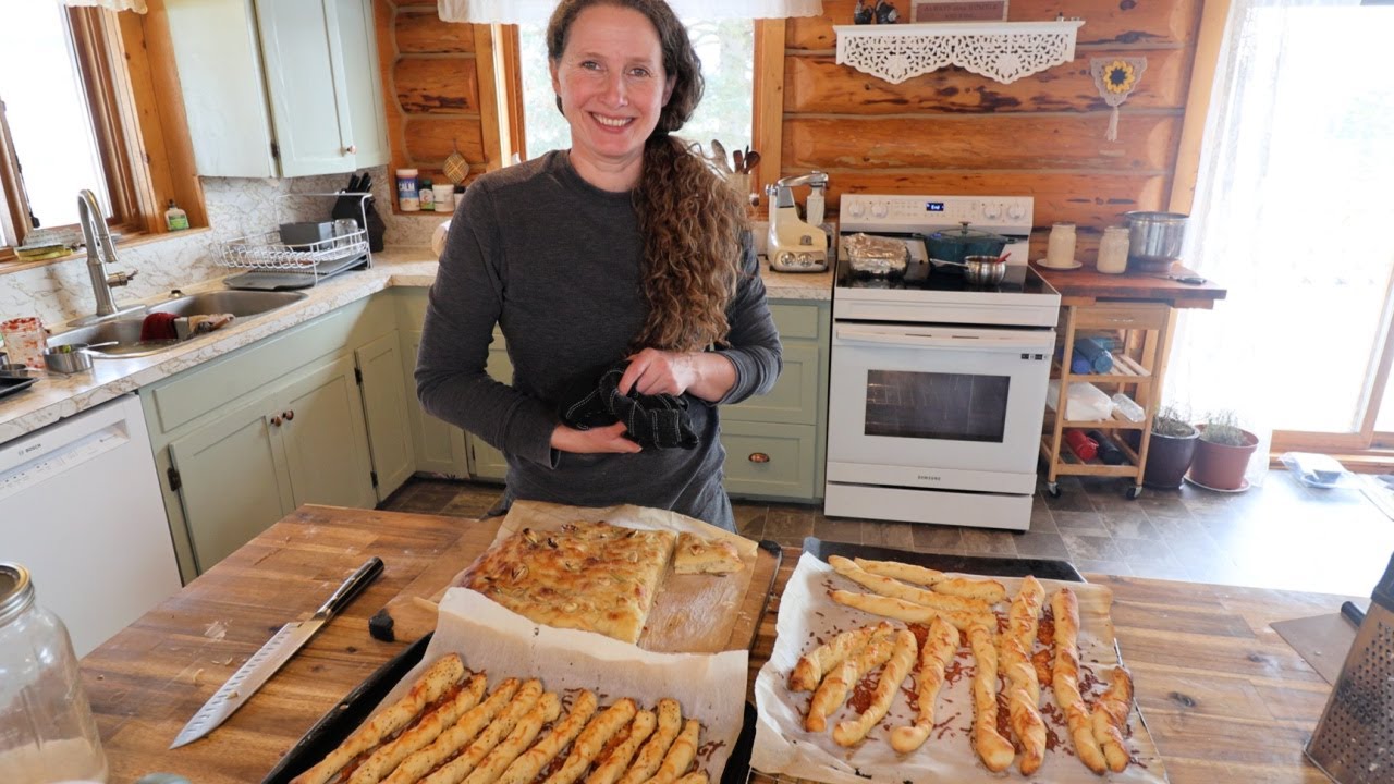 It Just Keeps Getting Better! | Pizza Bread Sticks with Dipping Sauce, Focaccia