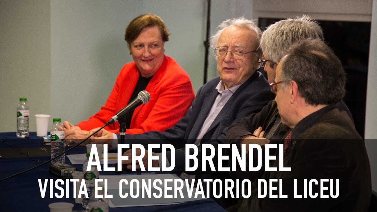 Alfred Brendel en la Fundación Conservatori Liceu