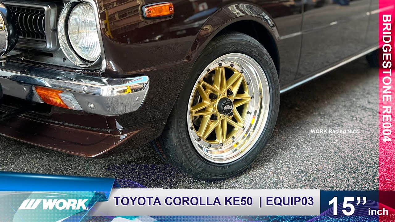 TOYOTA COROLLA KE50 x WORK EQUIP03 15