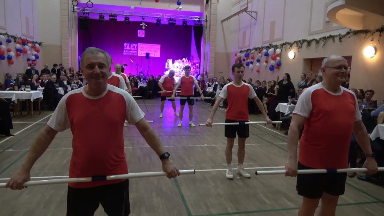 Sokolský ples 25.1.2025 v Novém Hrádku - předtančení na motivy: Rocková symfonie