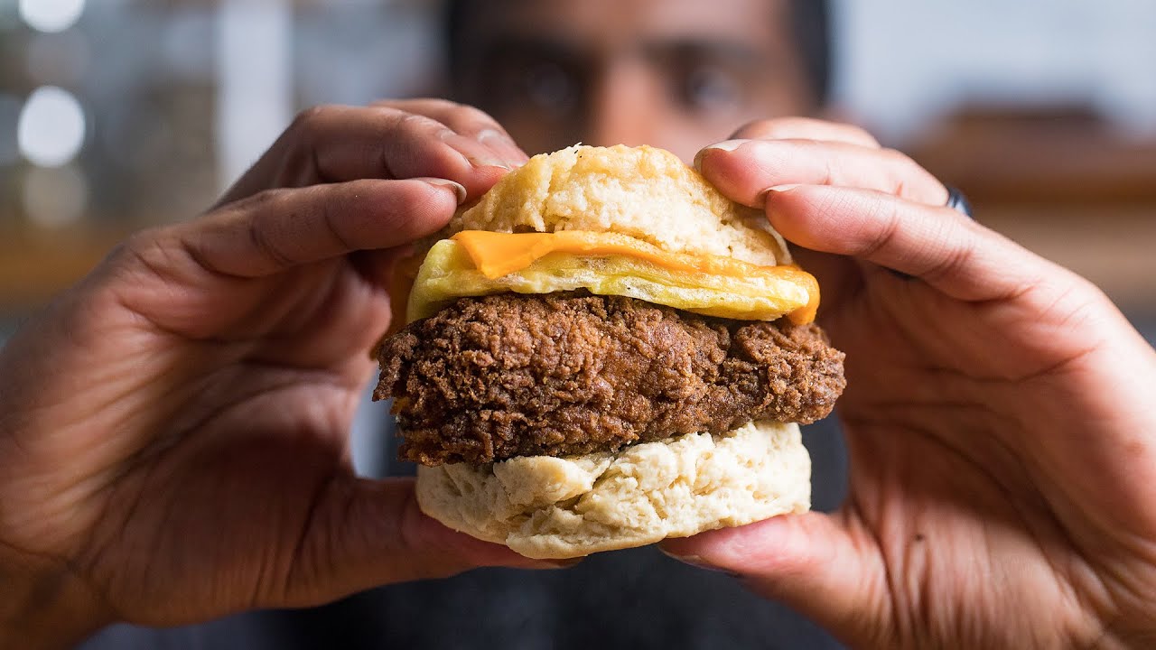 Must Try! Vegan Copycat Chick-fil-A Chicken Biscuits