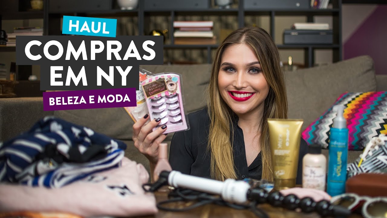 Compras em NY - cosméticos e roupas