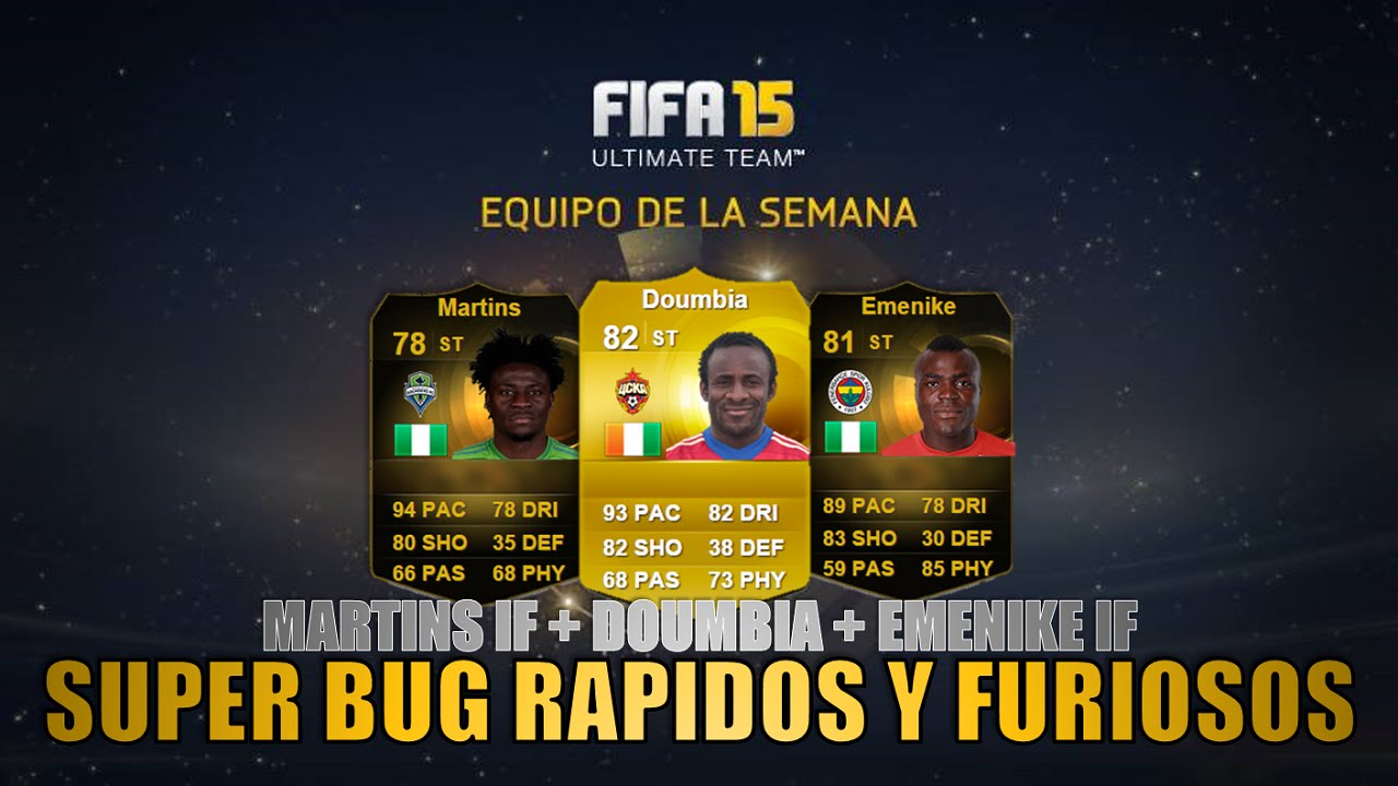 SUPER BUG RAPIDOS Y FURIOSOS | | FUT 15 | | EQUIPO BRUTAL E IMPARABLE