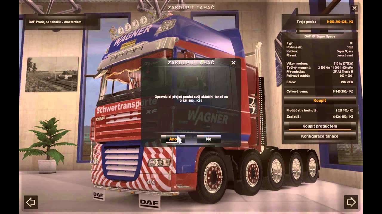 Euro Truck Simulator 2 DAF Heavy Truck