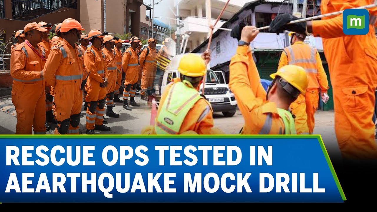 Massive Disaster Management Drill Across Delhi-NCR | 'Suraksha Chakra' Mock Earthquake Simulation