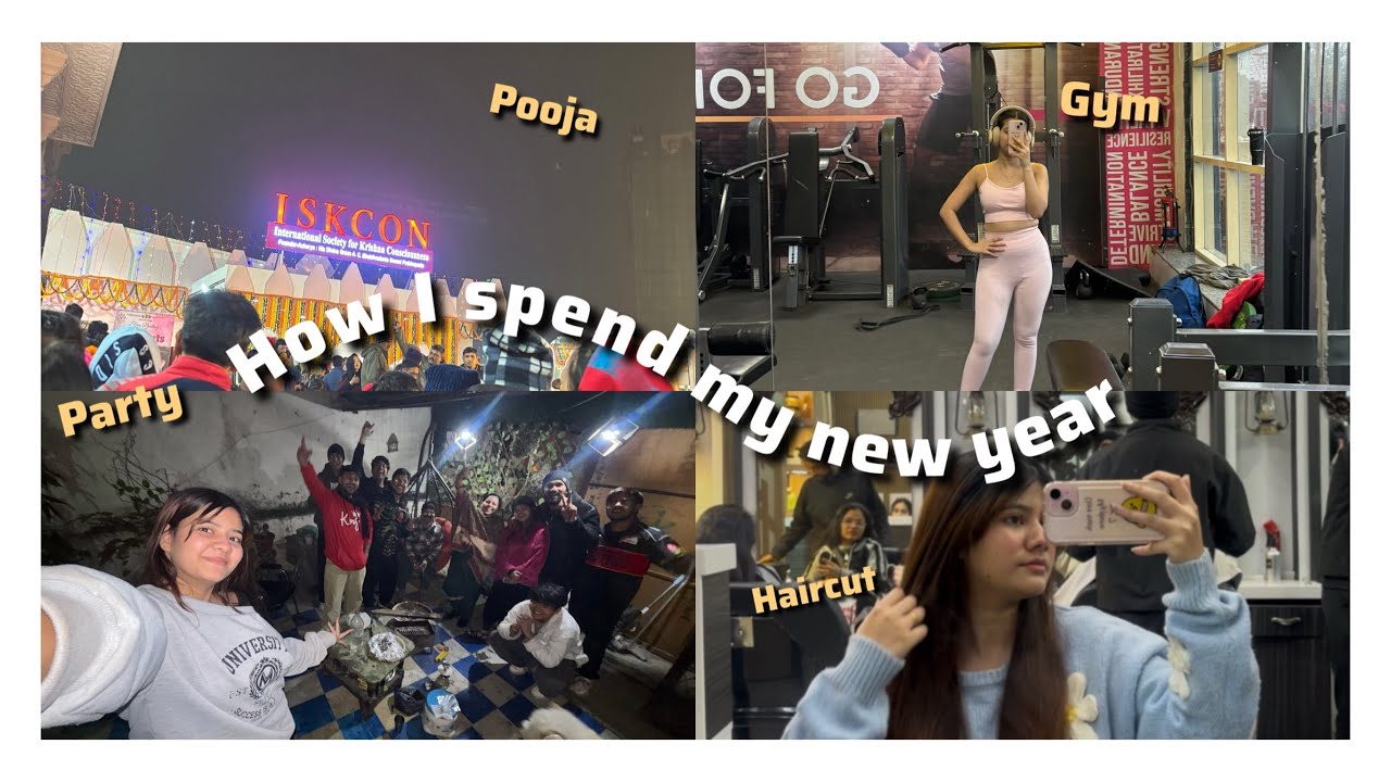 1st VLOG OF 2026 ♥️✨ ~New Year Party , Haircut & much more ~ || Ashima Saxena || 