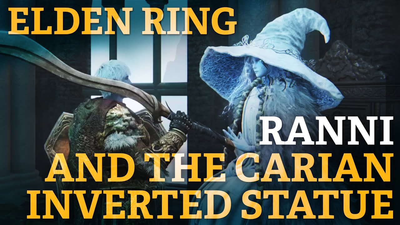 Elden Ring \\&nbsp;Ranni passes the Carian Inverted Statue to Jaro