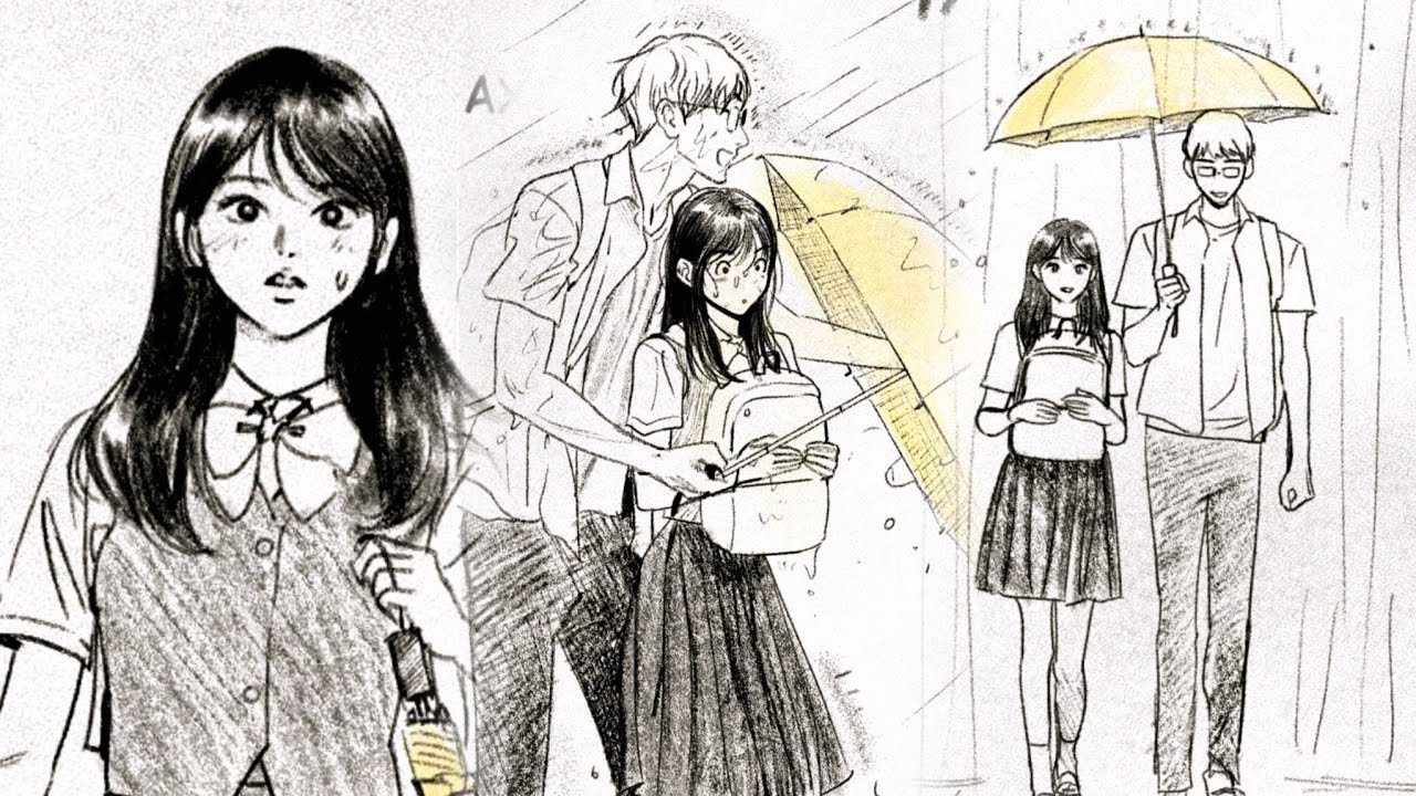 Озвучка манхвы | Зонт жёлтого цвета | СИНГЛ | КОНЕЦ