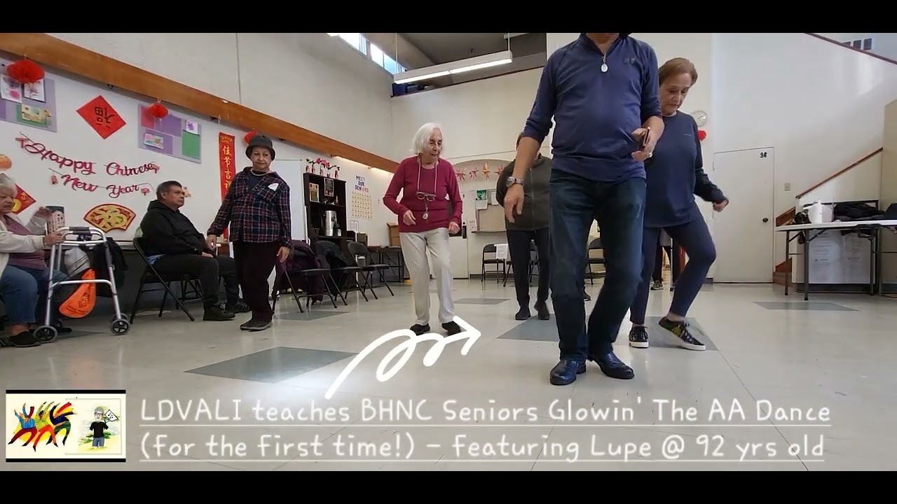 Glowin' The AA Dance by LDVALI @ BHNC (the first teach & practice session)
