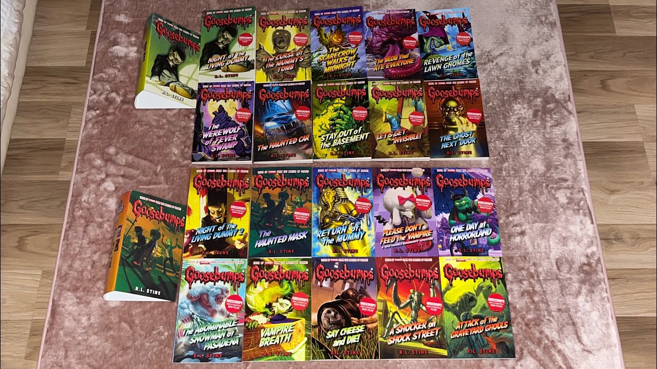 THE CLASSIC GOOSEBUMPS SERIES 20 BOOKS COLLECTION SET BY R. L. STINE UNBOXING!