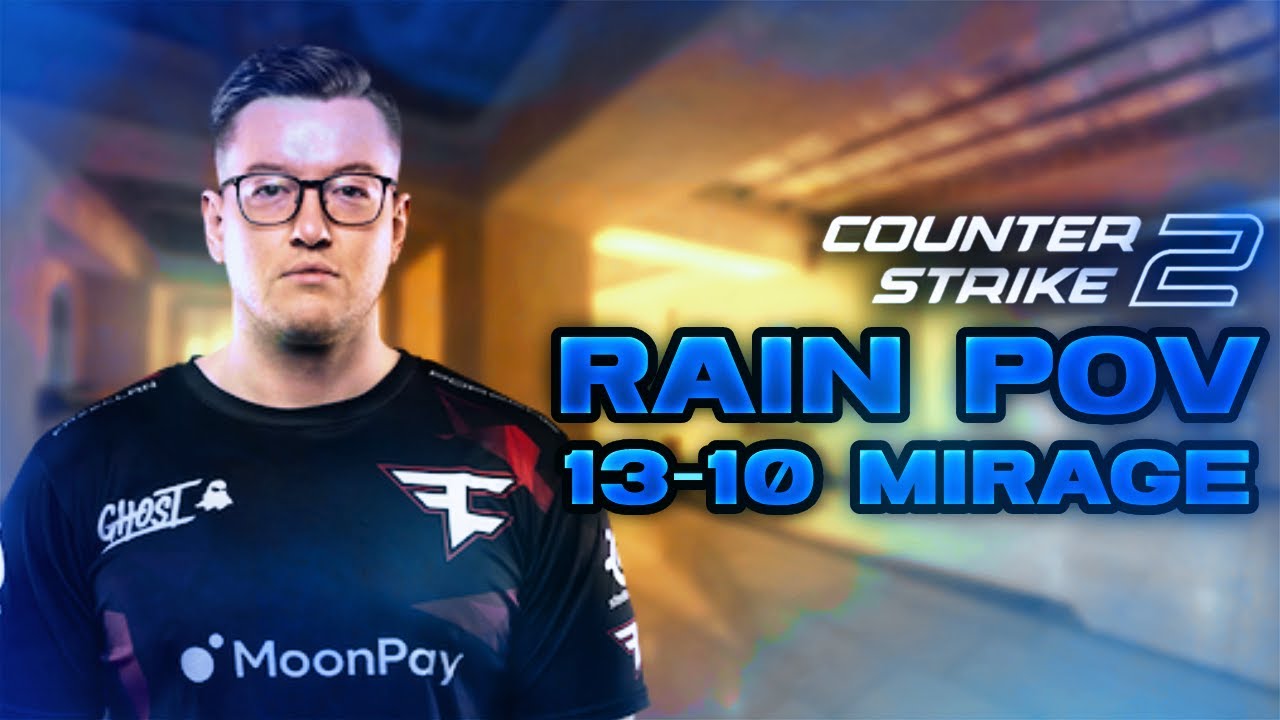 CS2 POV rain Mirage (13-10) vs MOUZ | CS Asia Championships 2023
