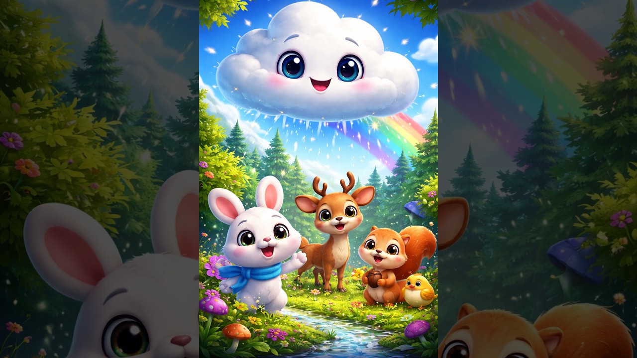 The Brave Little Cloud Who Saved the Forest | Kids Bedtime Story | Moral Stories for Children “