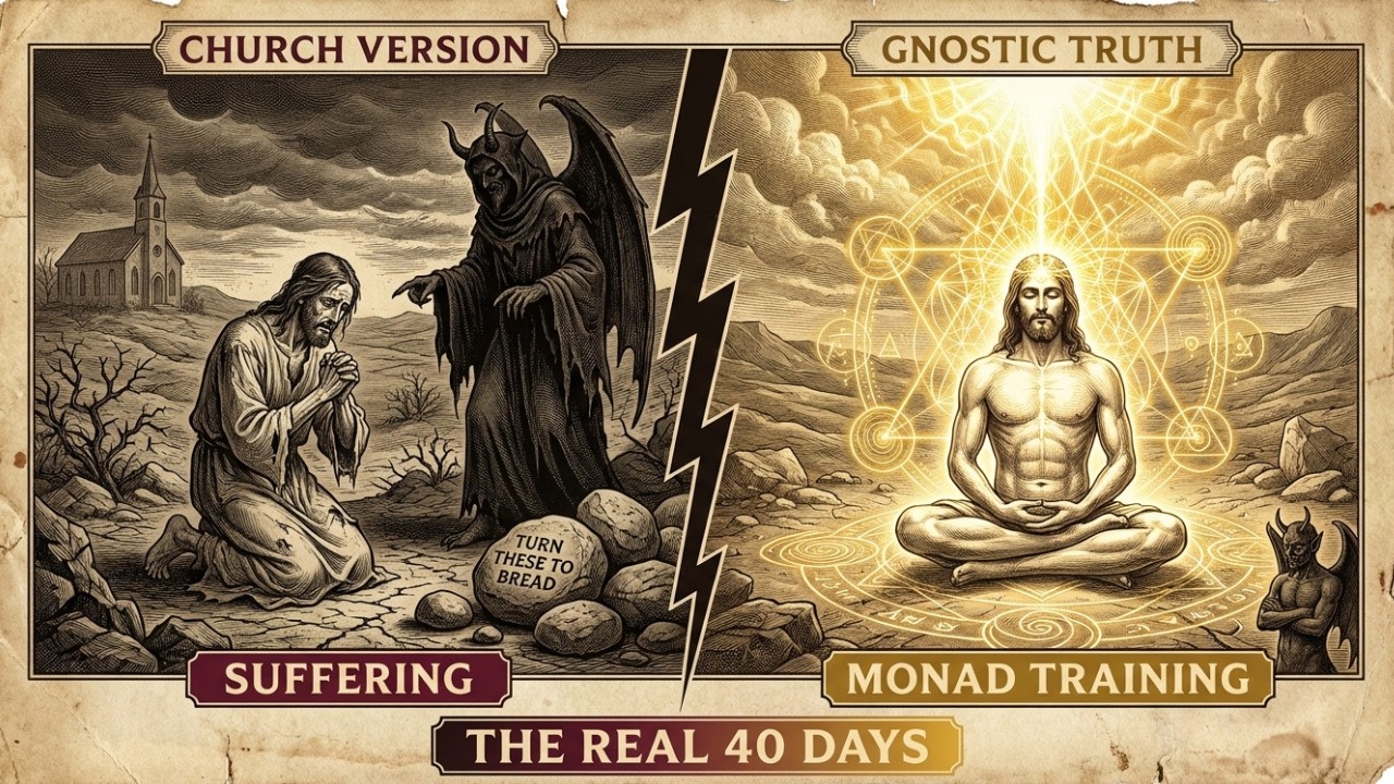 Jesus Revealed What He Really Did For 40 Days — It Wasn't Fasting, It Was Monad Training
