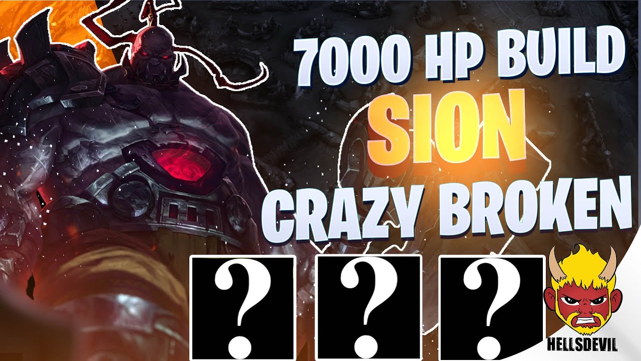 WILD RIFT | CRAZY 7000 HP SION BUILD IS BROKEN! | Challenger Sion Gameplay | Guide & Build