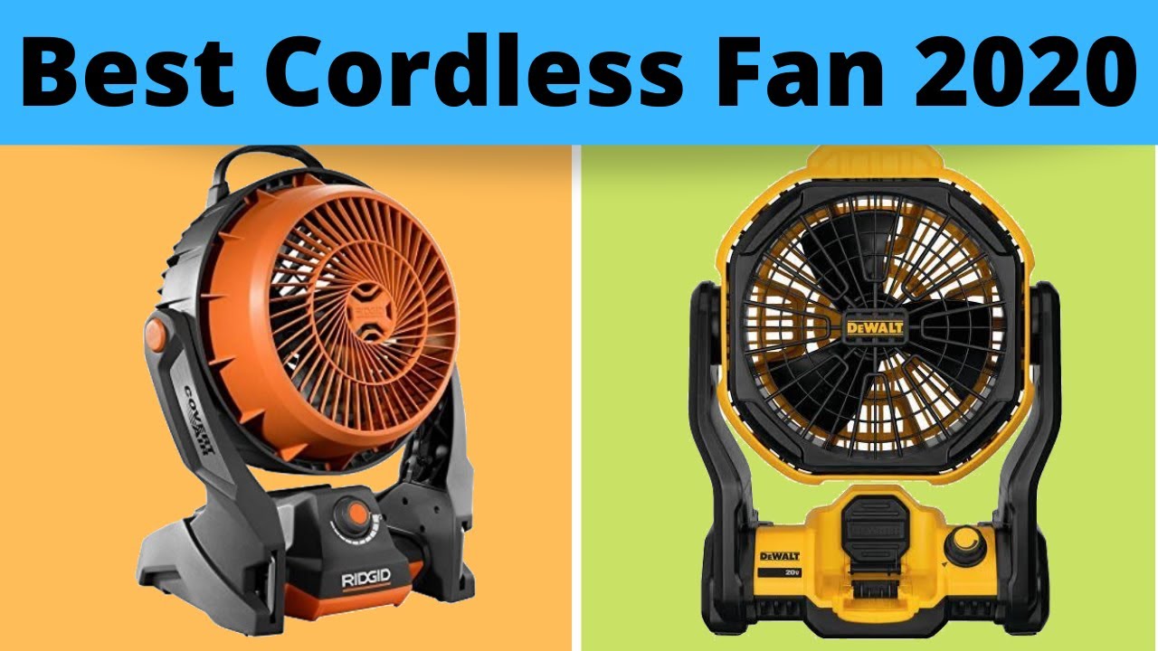 Best Cordless Fan 2020-best jobsite fan review