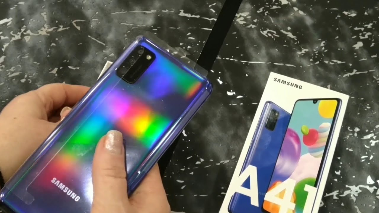 SAMSUNG A 41/РАСПАКОВКА