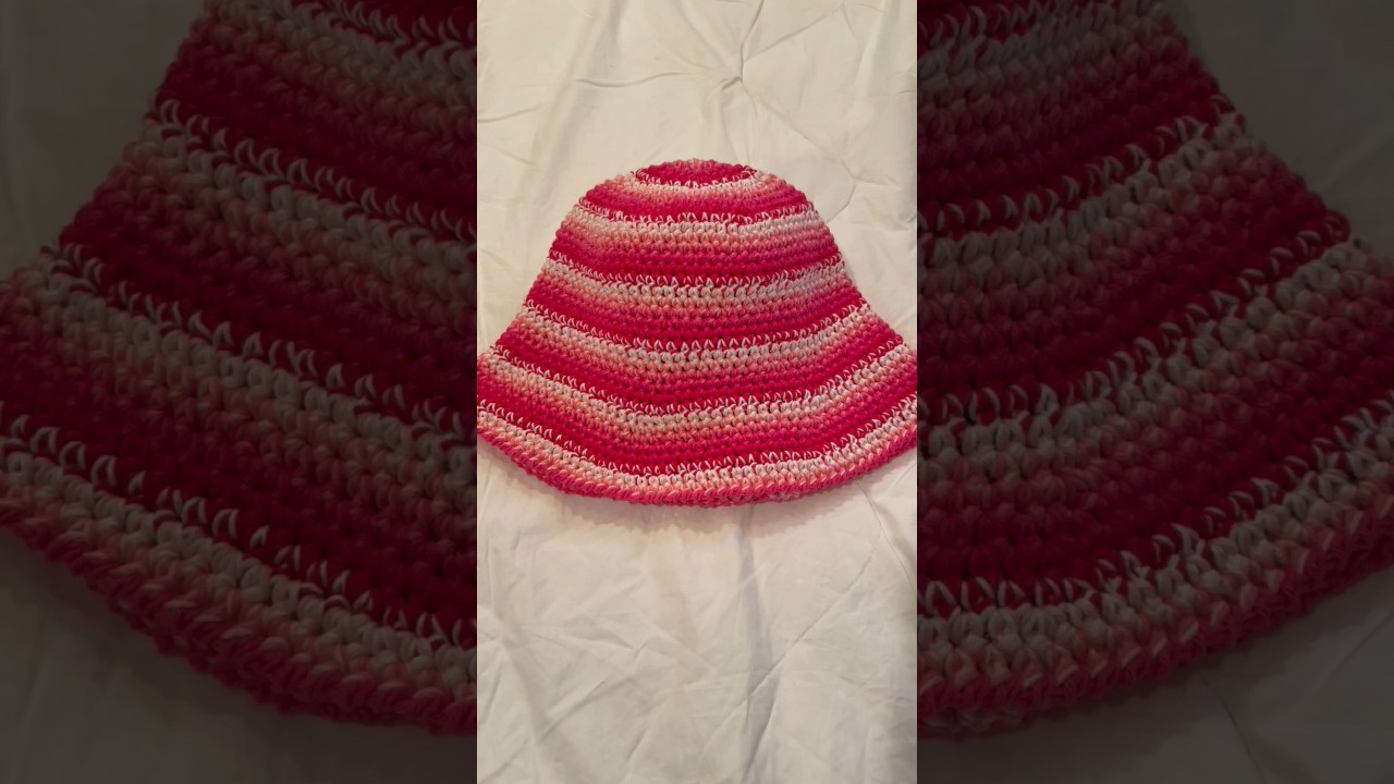 Crochet bucket hat - Pattern by make and do crew