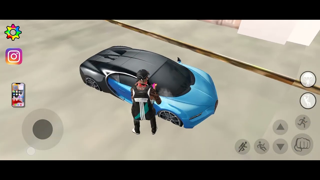 Bugatti racing and drifting test
