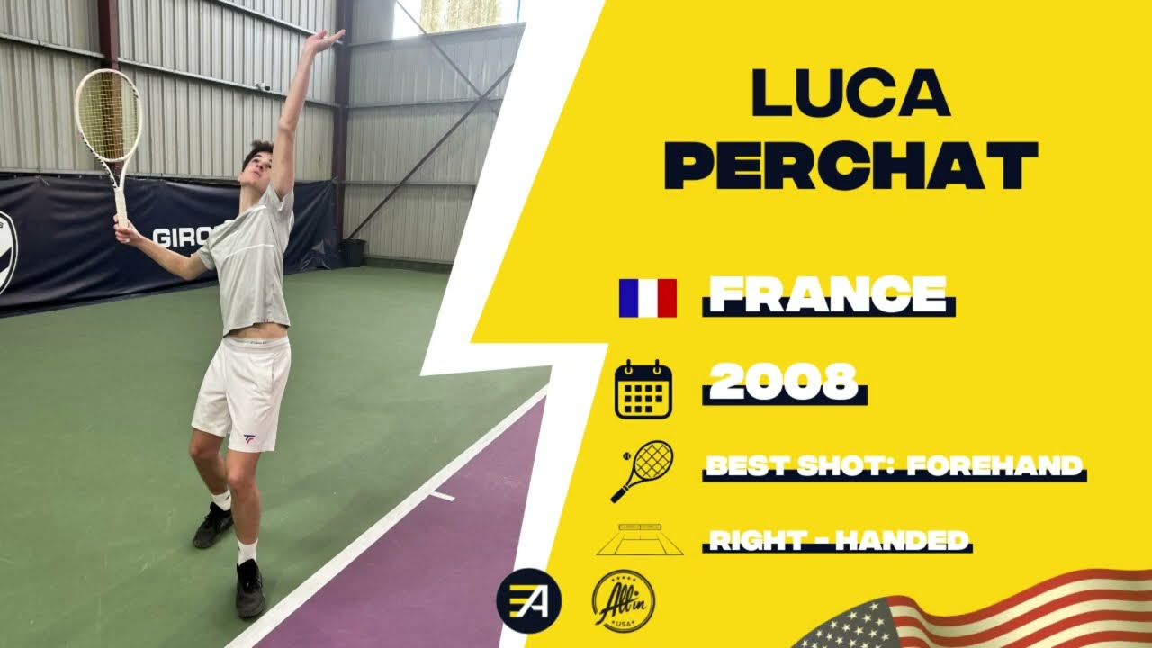 Luca Perchat - College Tennis Recruiting Video - FA 2026
