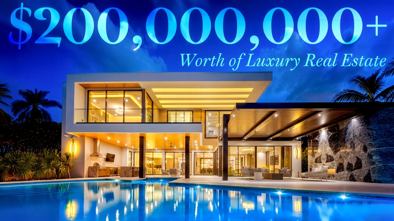 $200M+ Worth of Luxury Homes in Miami & Texas | Full Tour 2026