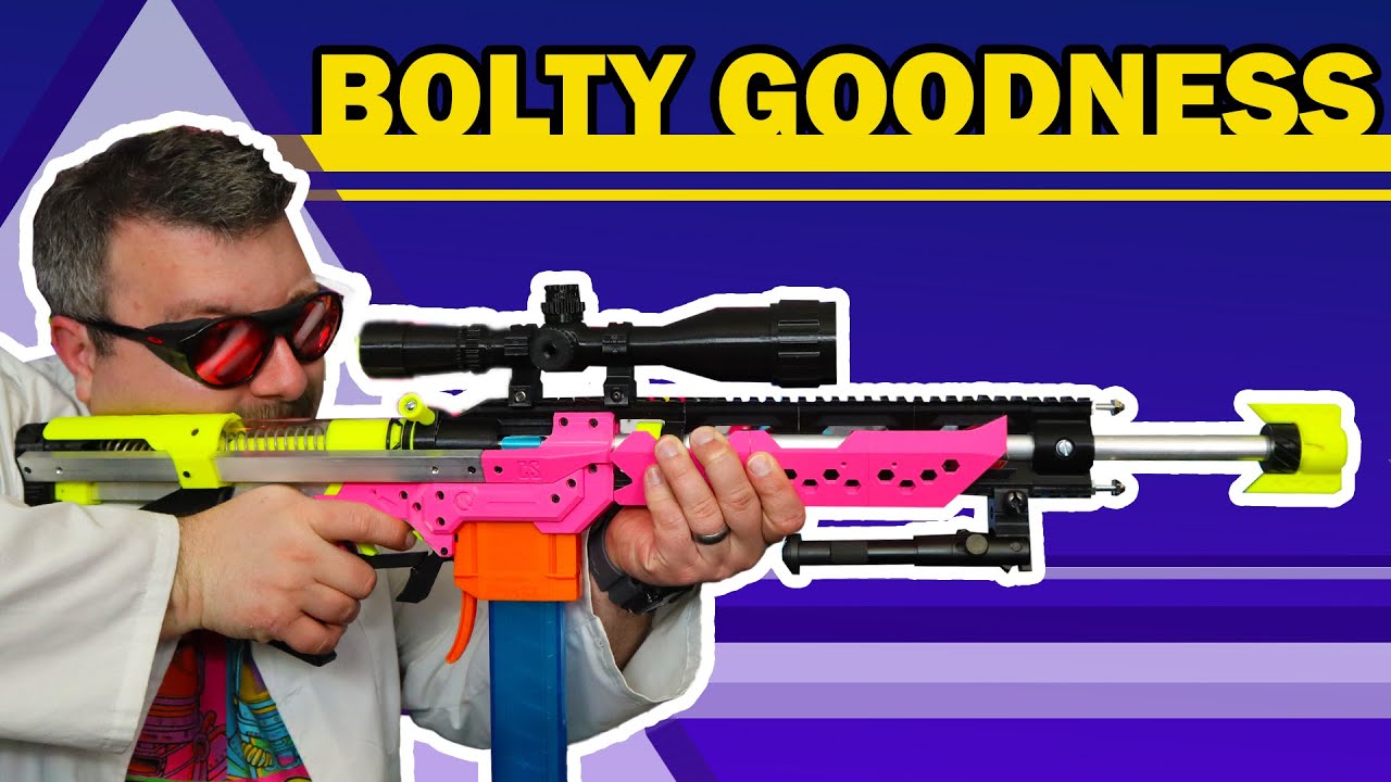 Is this the Best 3D Printed Bolt Action Nerf Rifle?