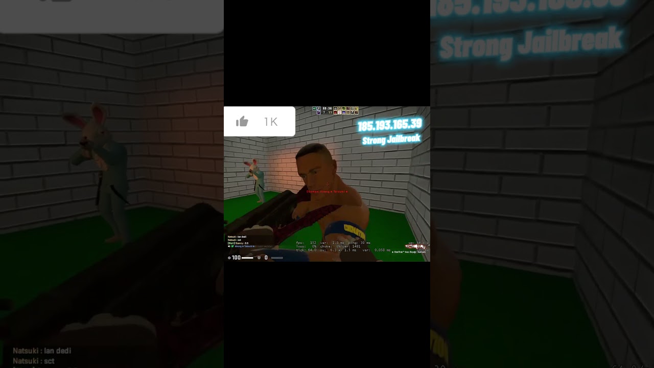 Strong Jailbreak Efsane isyan #shorts #csgo #jailbreak #cs #csgoclips #csgojb #csgojailbreak