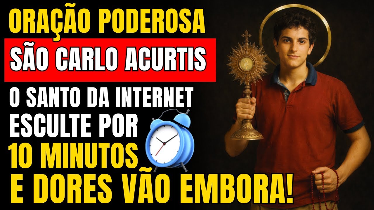 Esta oração urgente com São Carlo Acutis pode curar hoje