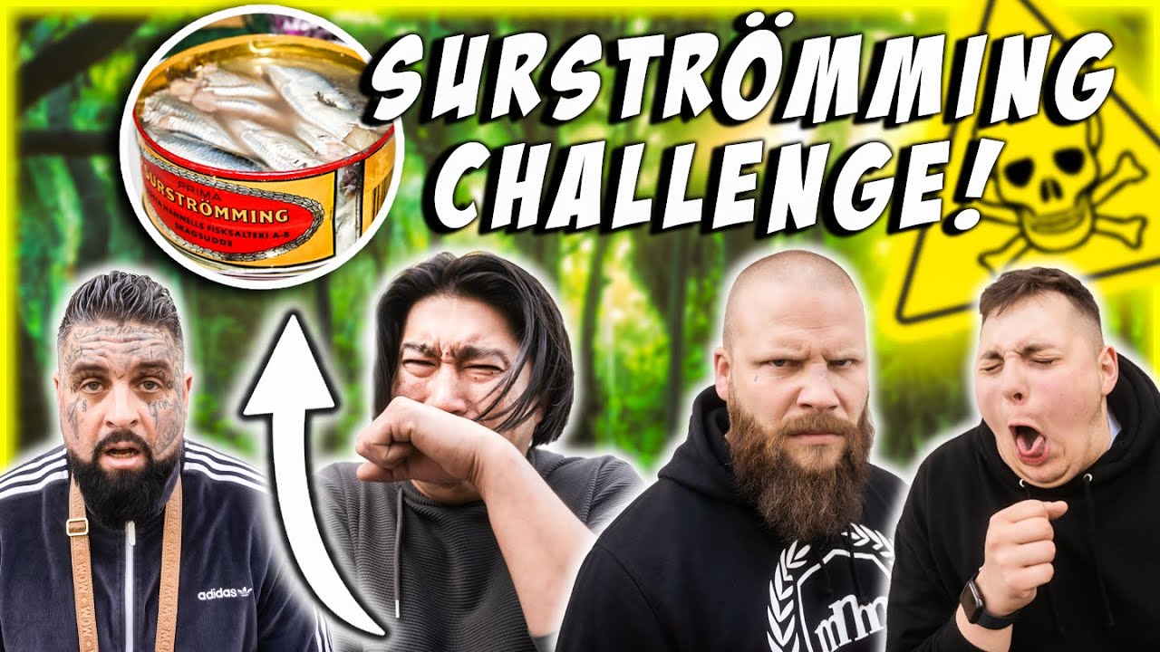 Die SURSTRÖMMING CHALLENGE 😨 (Stinke-Fisch aus Schweden 🇸🇪) SCHLIMMER gehts nicht! 😵