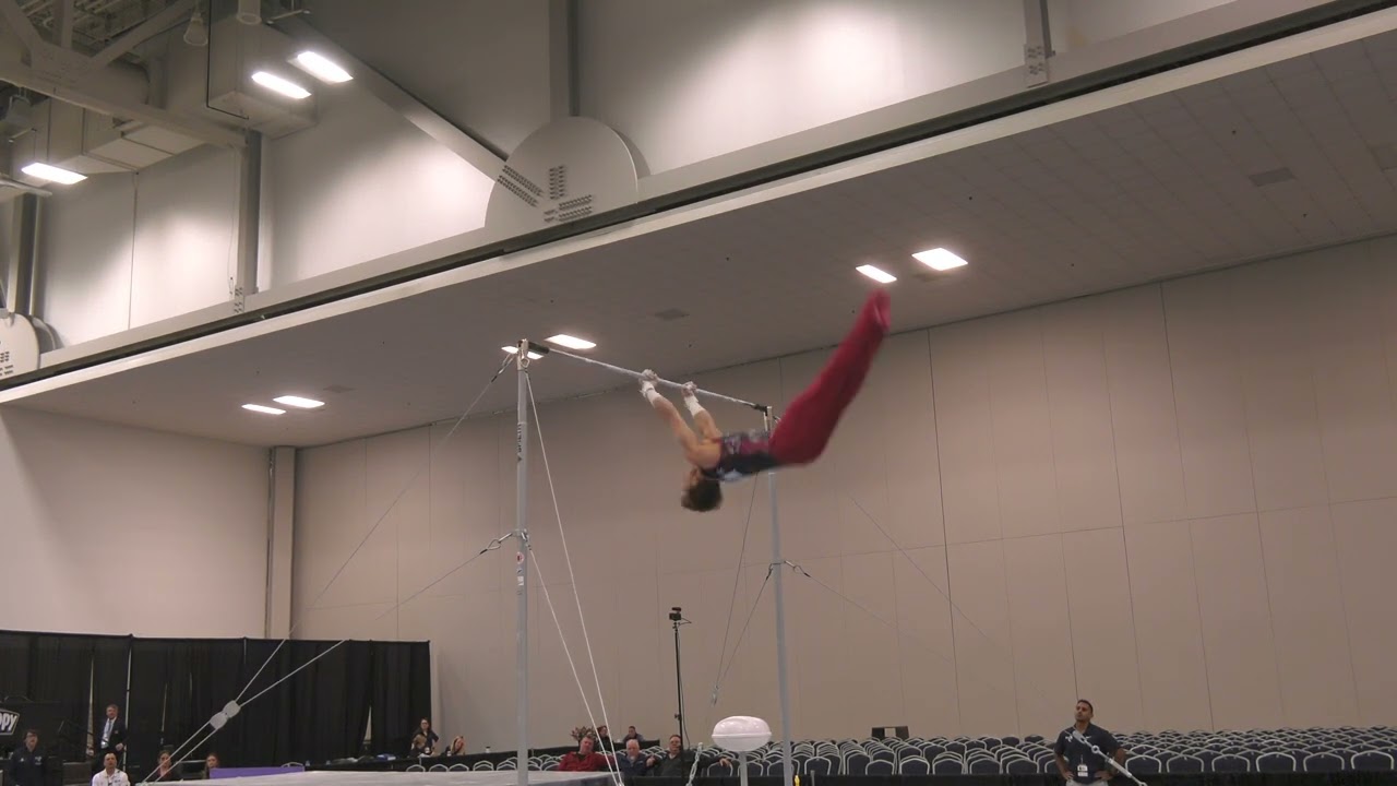 Curran Phillips  - High Bar  - 2024 Winter Cup -  Senior Men Day 1
