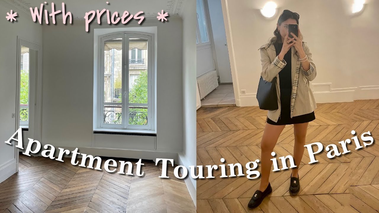 APARTMENT TOUR IN PARIS | RECHERCHE D'APPARTEMENT À PARIS! | WITH PRICES |