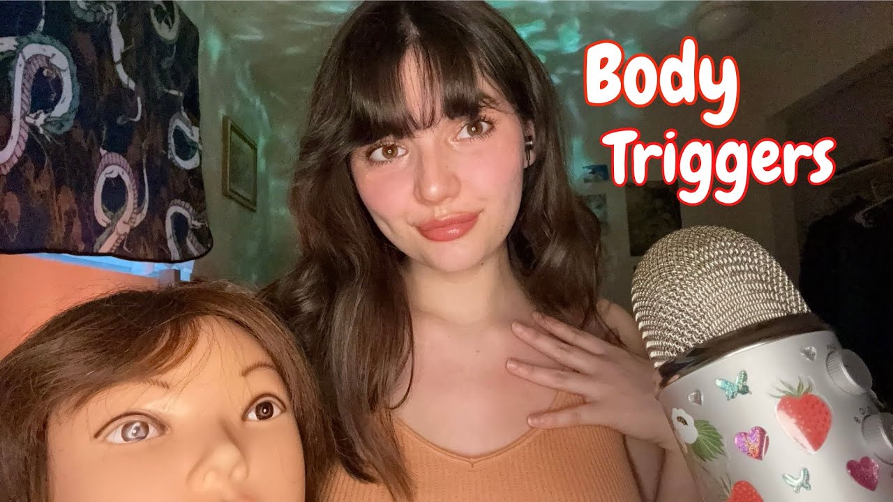 ASMR | Fast Aggressive Body Triggers With Mouth Sounds, Hair Play, Fabric Scratching, Hand Sounds, +