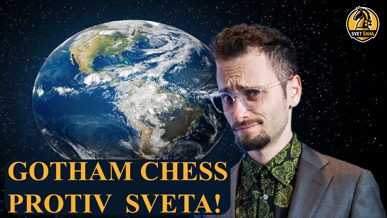 Najveća online partija ikada! GothamChess protiv celog sveta! #sah #chess #svetsaha #gothamchess