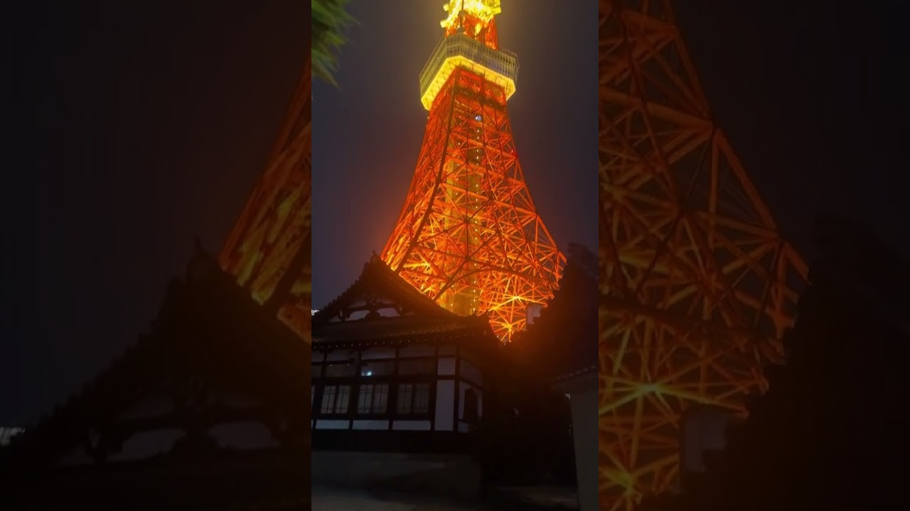 La tour de tokyo 🇯🇵 #tokyo #japon #travelaroundtheworld #globetrotteur #trip #myvideo #voyage