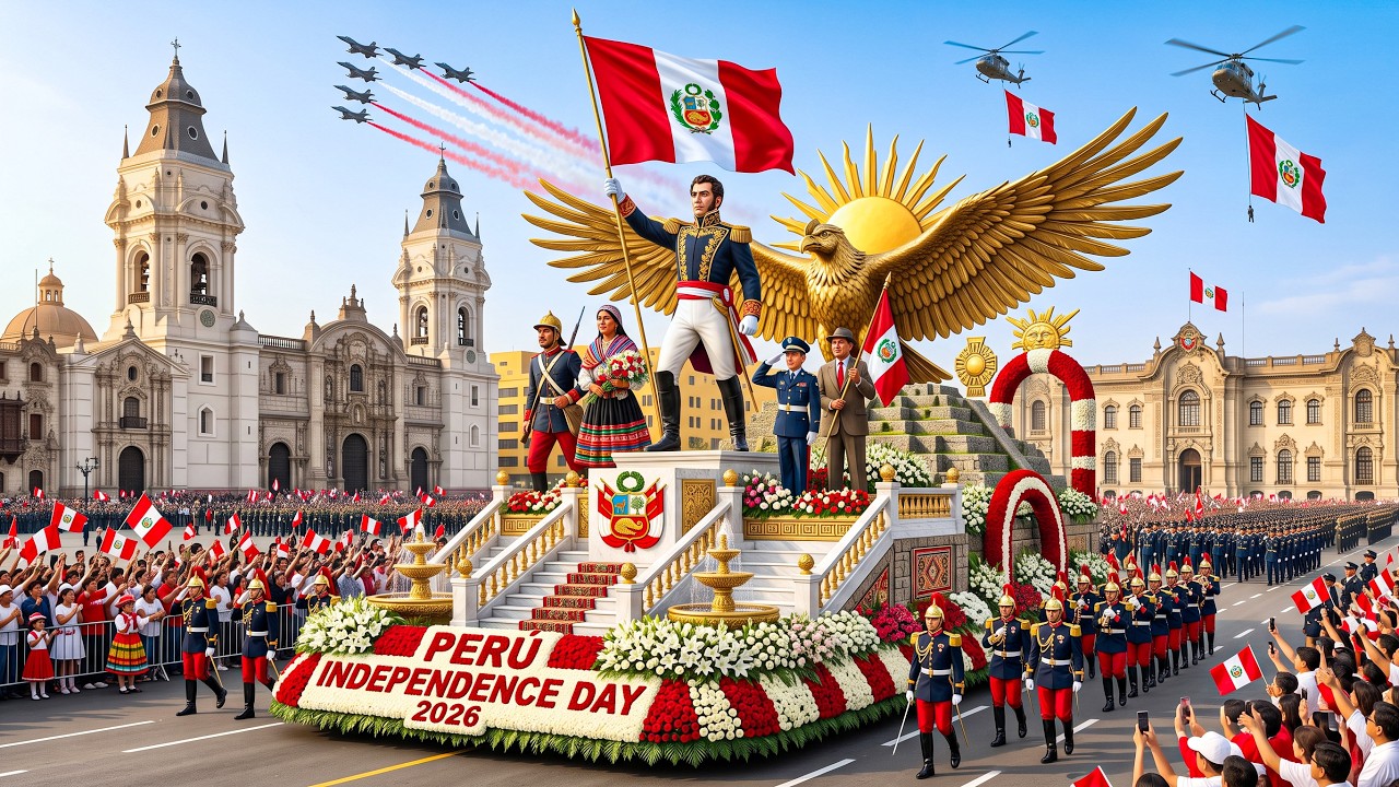 🇵🇪🎖️ Peru Independence Day 2026 | Grand Military Parade in Lima | 205th Anniversary | Full Event