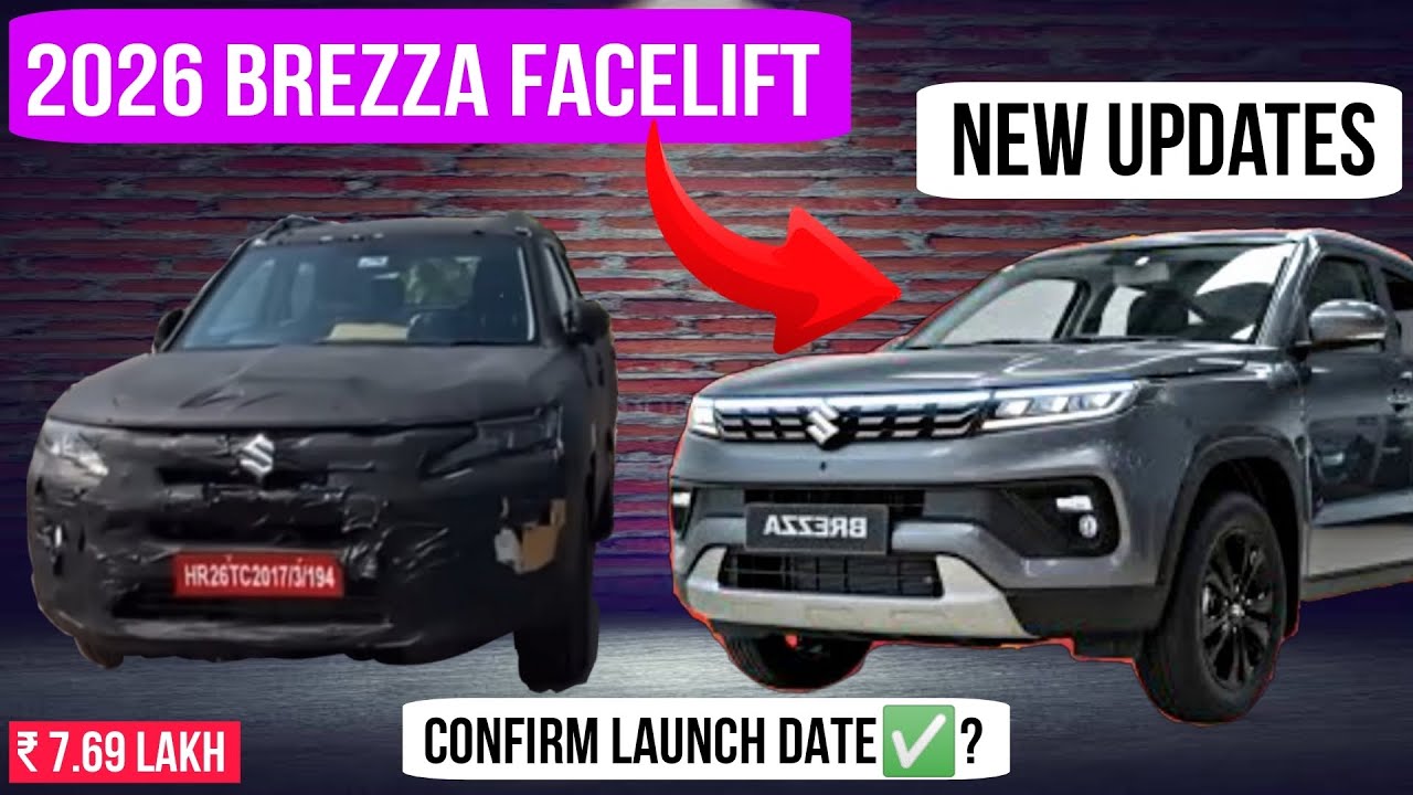 2026 Brezza New Facelift😍🔥 | Confirm Launch Date , Price, Engine Specs , Feature🤯 | Fully Explained👍