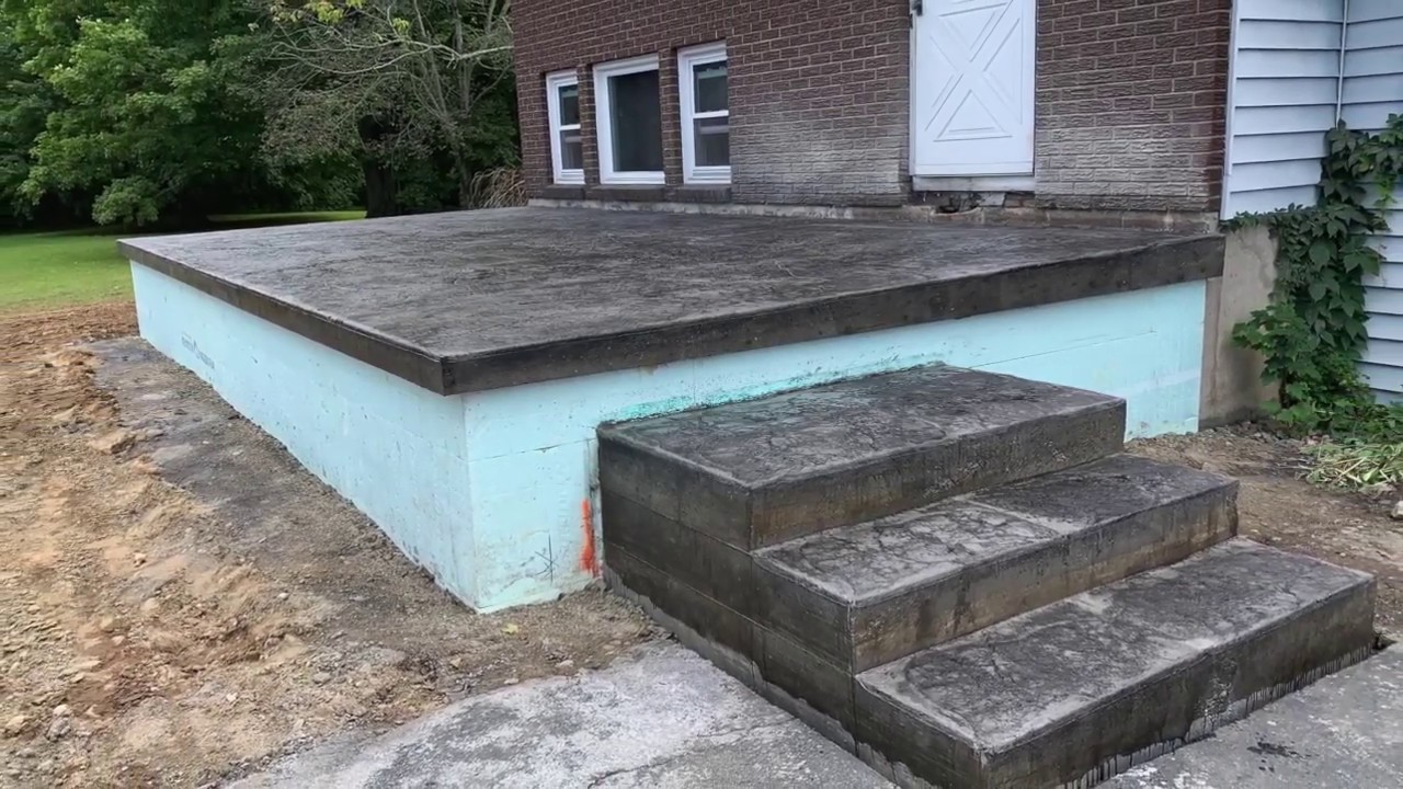 ICF porch project part two