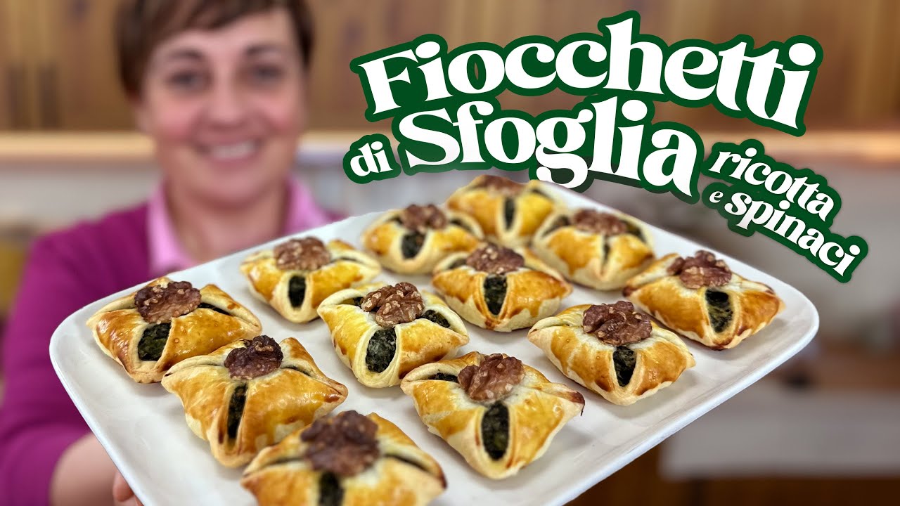 FIOCCHETTI DI SFOGLIA RICOTTA E SPINACI Ricetta Facile - Fatto in Casa da Benedetta