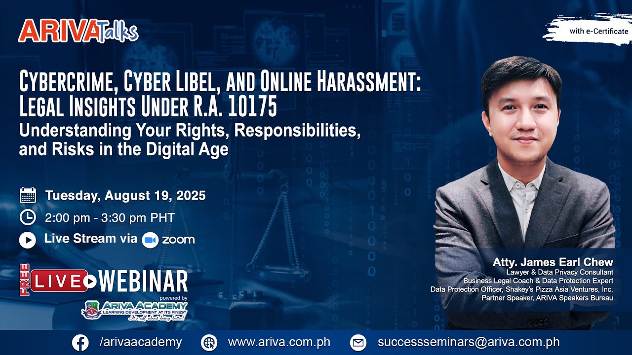 Cybercrime, Cyber Libel, and Online Harassment